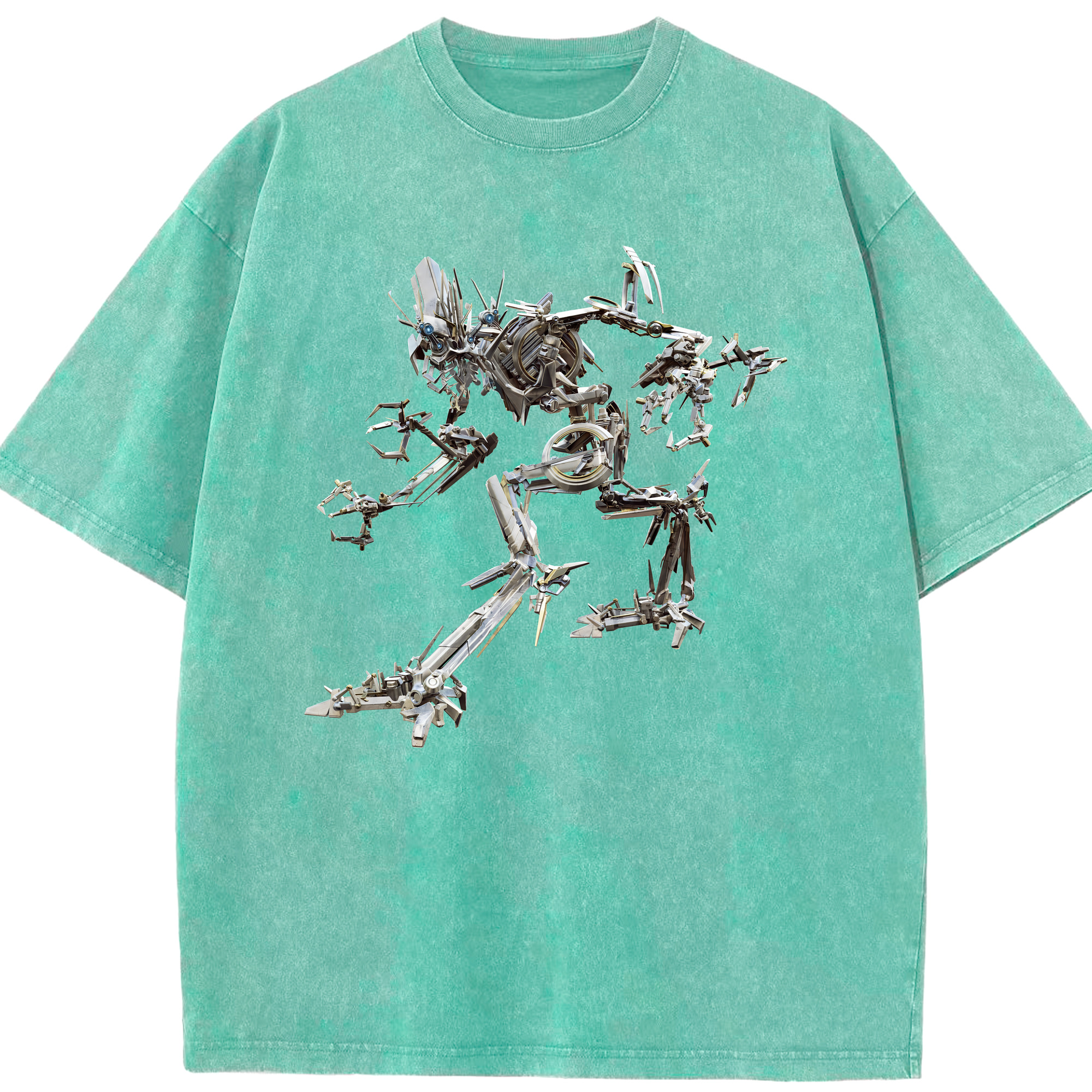 （画像用） Transformers トランスフォーマー 綿100% ヴィンテージ風 半袖Tシャツ（フロントプリント）